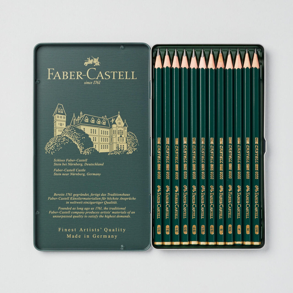 Faber-Castell 9000 Pencil Art Set of 12