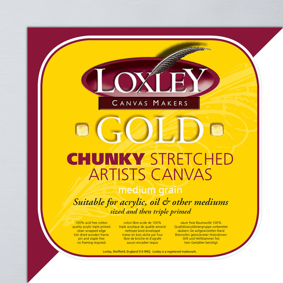 Loxley Gold Deep Edge Artists Canvas